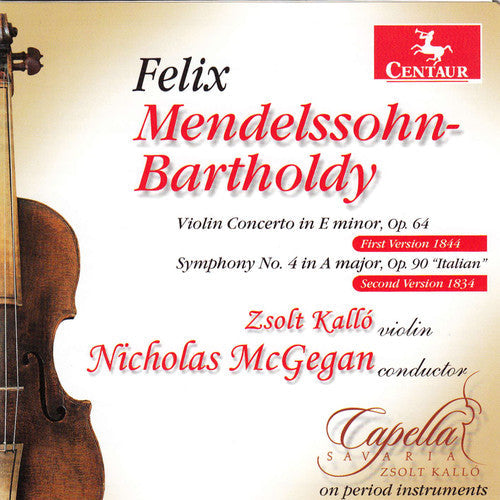 Nicholas McGegan - Violin Cto in E minor Op 64 / Sym No 4 in a Major [CD]