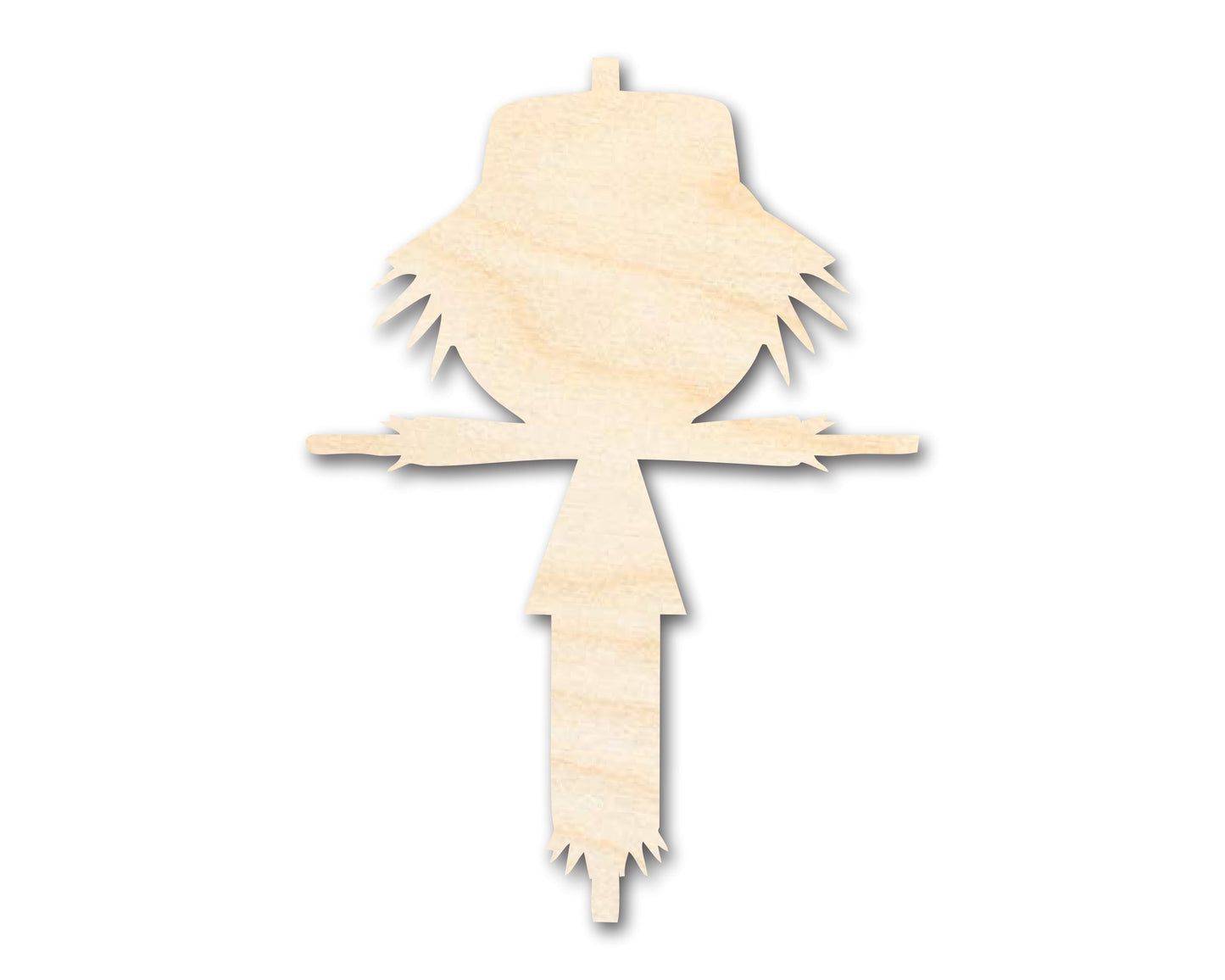 Unfinished Wood Scarecrow Shape - Craft - up to 46"