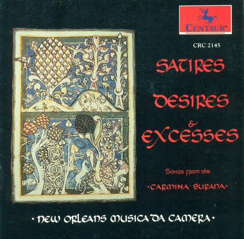 Orff / New Orleans Musica Da Camera - Satires Desires & Excesses: Carmina Burana Exc. [CD]