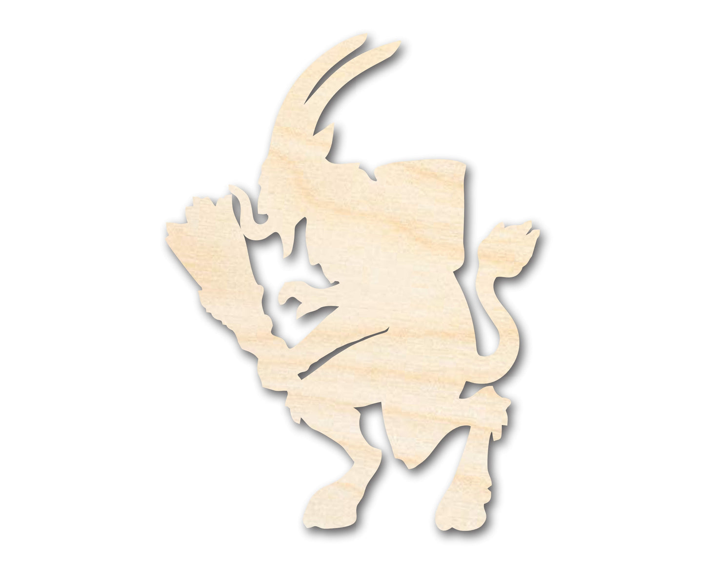 Unfinished Krampus Shape | Craft Cutout | up to 46" DIY