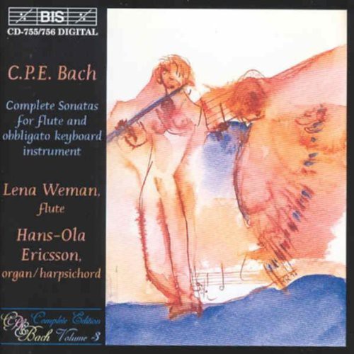 C Bach PE / Weman / Ericsson - Complete Sonatas for Flute [CD]