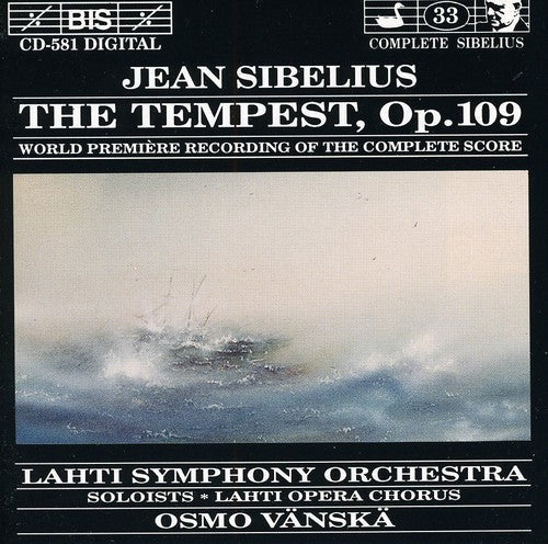 Sibelius / Vanska / Lahti Symphony Orchestra - Tempest / World Premiere Of Complete Score - Music CD