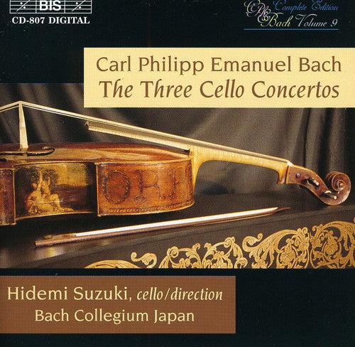 Hidemi Suzuki - 3 Cello Cti: WQ.170; WQ.171; WQ.172 [CD]