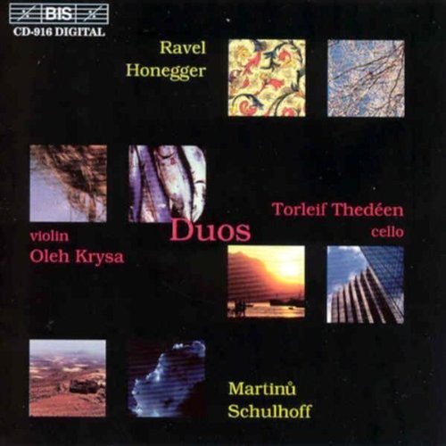 TORLEIF THEDEEN - Sonatas for Violin & Cello [CD]