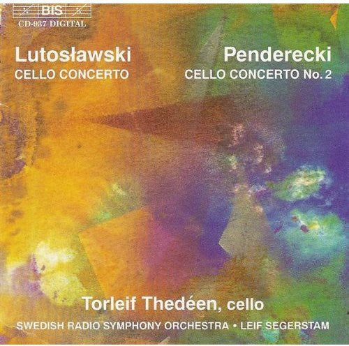 TORLEIF THEDEEN - Lutoslawski: Cello Cto / Penderecki: Cto #2 [CD]