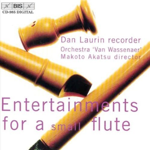 DAN LAURIN - Entertainments for Small Flute [CD]