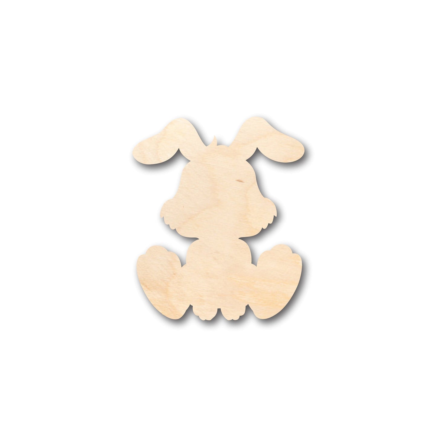 Unfinished Wood Cute Bunny Shape - Craft - up to 46" DIY