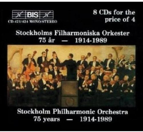 Stockholm Philharmonic Orchestra - 75 Year: 1914-1989 [CD]
