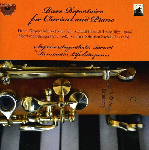 Manson / Siegenthaler / Lifschitz - Rare Repertoire for Clarinet & Piano [CD]