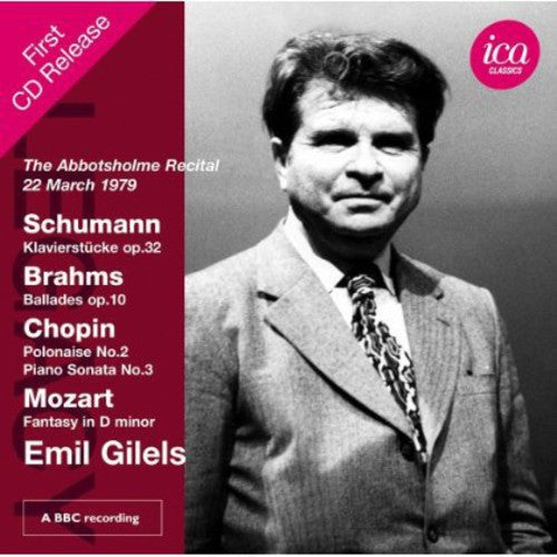 Schumann / Emil Gilels - Legacy: Gilels Abbotsholme Recital [CD]