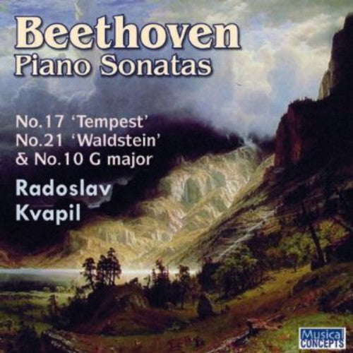 Beethoven / Radoslav Kvapil - Piano Sonatas Nos 10 17 & 21 [CD]