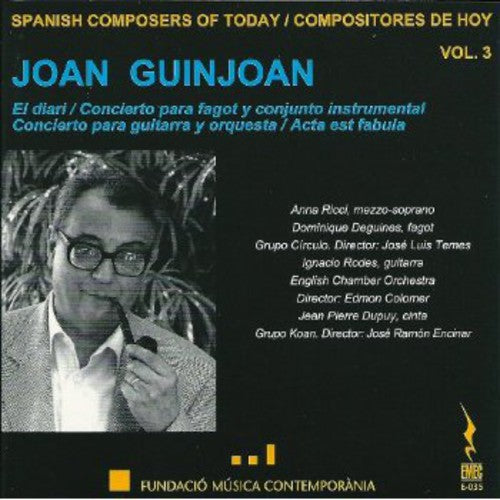 Anna Ricci - José Luis Temes - Edmon Colomer - Spanish Composers Of Today Vol. 3 - Joan Guinjoan [CD]