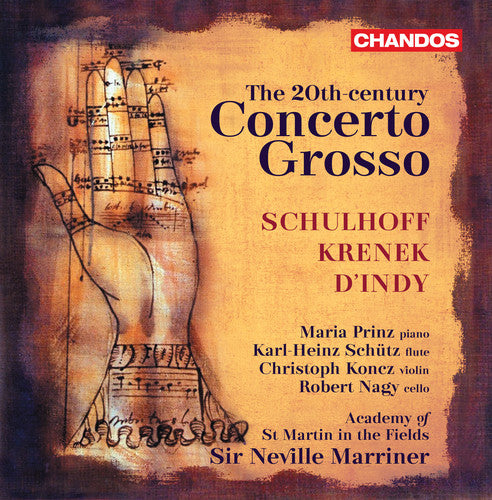 Dindy / Schutz / Academy Of St Martin In Fields - 20th-Century Concerto Grosso [CD]