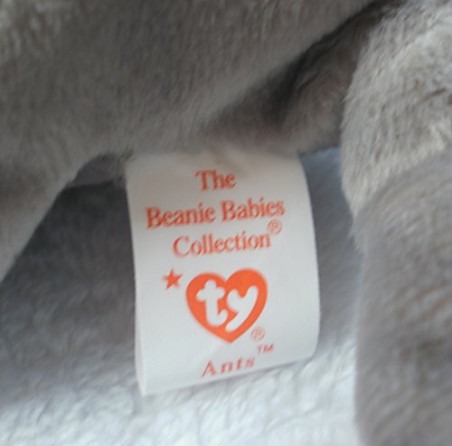 Vintage Ty Beanie Baby: Ants the Anteater, With many errors