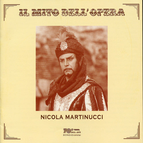Nicola Martinucci - Il Mito Dell Opera [CD]