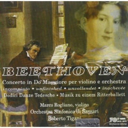 Beethoven / Rogliano / Sassari Symphony / Tigani - Concerto in C for Violin & Orchestra (Unfinished) [CD]