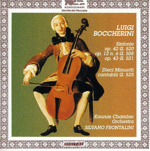 Silvano Frontalini - Sinfonia in Re Magg Op 42 G 520 [CD]