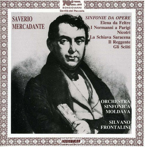Mercadante / Silvano Frontalini - Sinfonie Da Opere: Elena Da Feltre [CD]