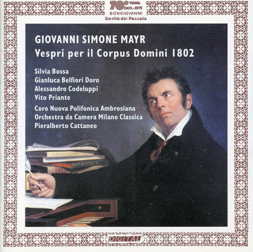 Mayr / Bossa / Belfiori Doro / Codeluppi - Vespri Per Il Corpus Domini 1802 [CD]