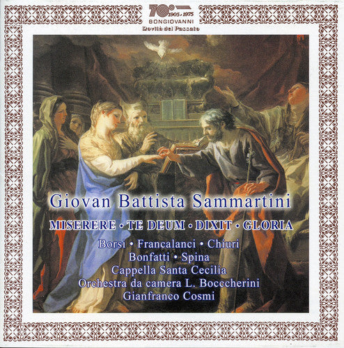 Sammartini / Borsi / Luigia / Chiuri - Gloria Patri / Dixit Per Soli / Coro E Archi [CD]