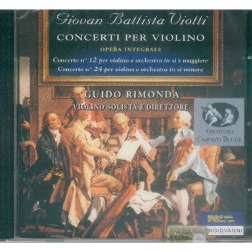 Guido Rimonda - Violin Concertos [CD]