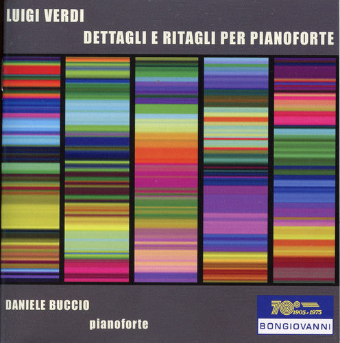 Verdi / Daniele Buccio - Dettagli E Ritagli Per Pianoforte [CD]
