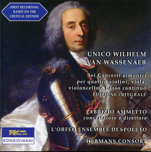 Van Wassenaer / Fabrizio Ammetto - Sei Concerti Armonici [CD]
