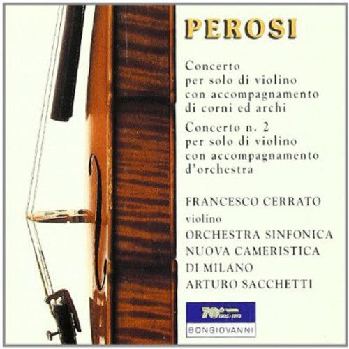 Francesco Cerrato - Concerto Per Solo Di Violino Con Accompagnamento [CD]