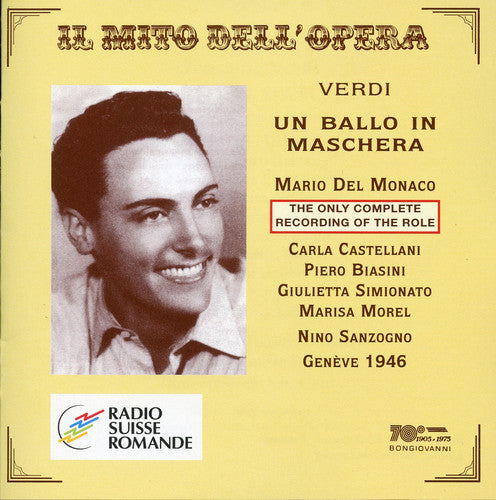 Verdi / Del Monaco / Castellani / Biasini - Un Ballo in Maschera [2 CD]