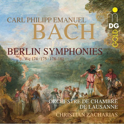 C Bach PE / Chmaber Orchestra Of Lausanne - Berlin Symphonies [CD]
