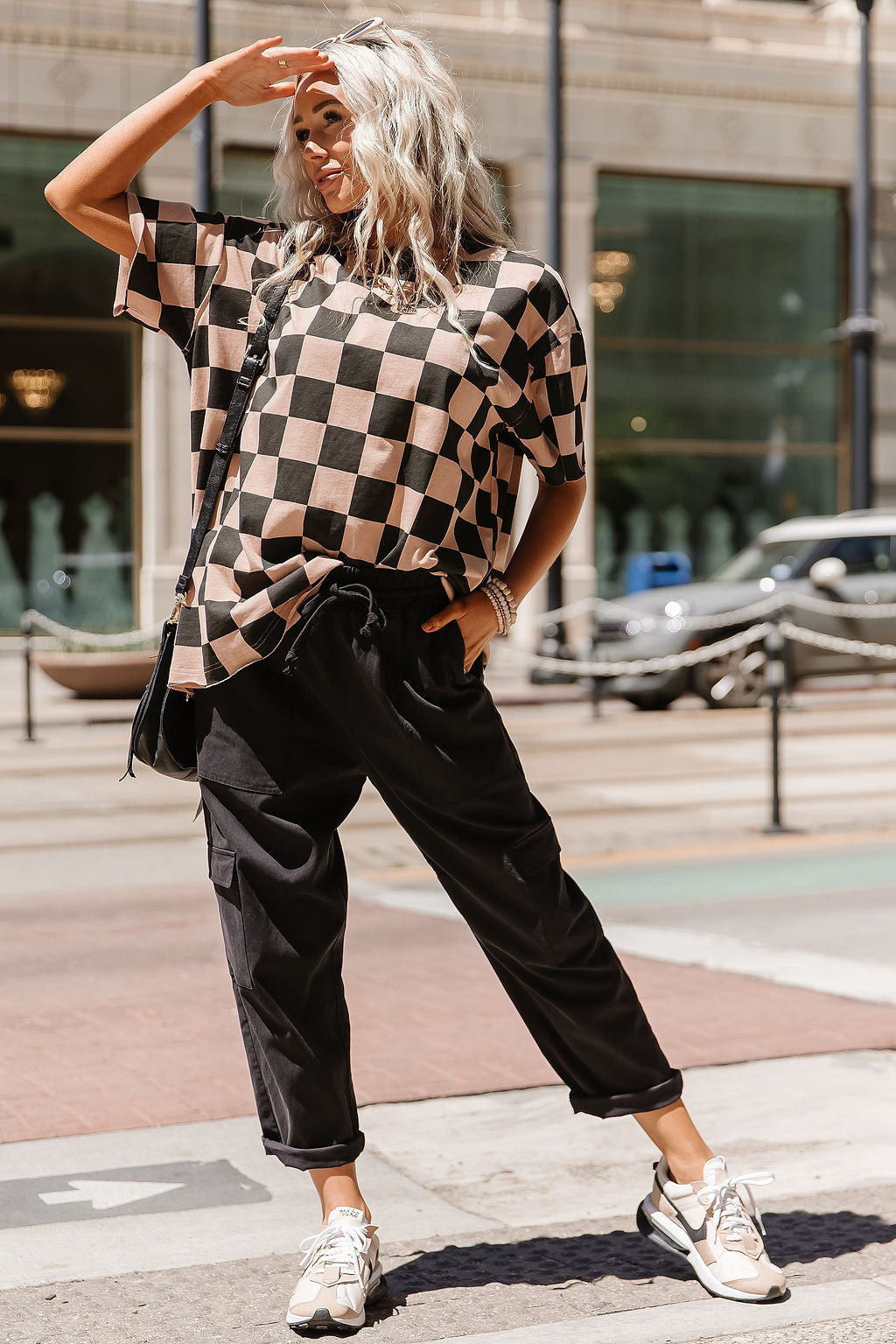 Boyfriend Tee - Checkmate