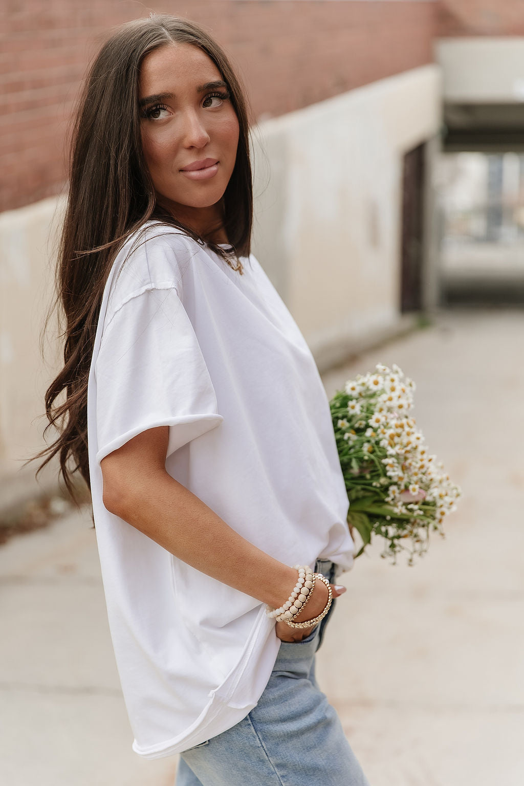 Boyfriend Tee - White