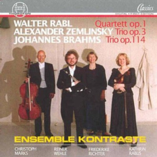 Ensemble Kontraste - Quartet for Violin Cello Clarinet & Piano Op 1 [CD]