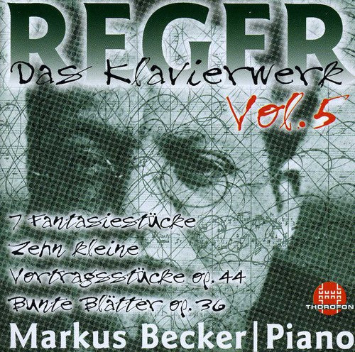 Markus Becker - Piano Works 5: Bunte Blatter Op 36 [CD]