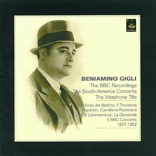 Beniamino Gigli Bbc Recordings / Various - Beniamino Gigli: BBC Recordings / Various [CD]