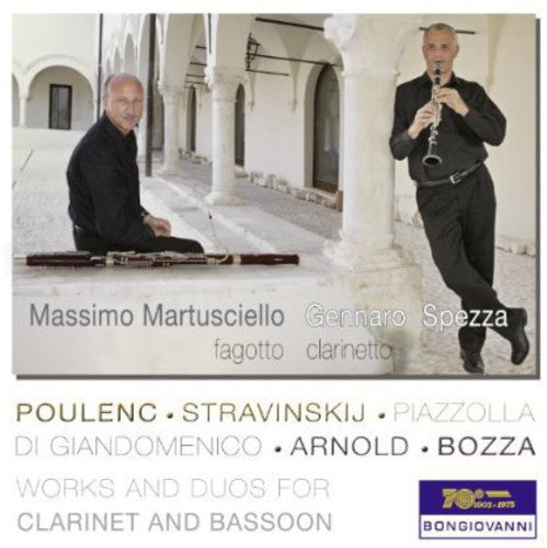 Poulenc / Martusciello / Spezza - Works & Duos for Clarinet & Bassoon [CD]