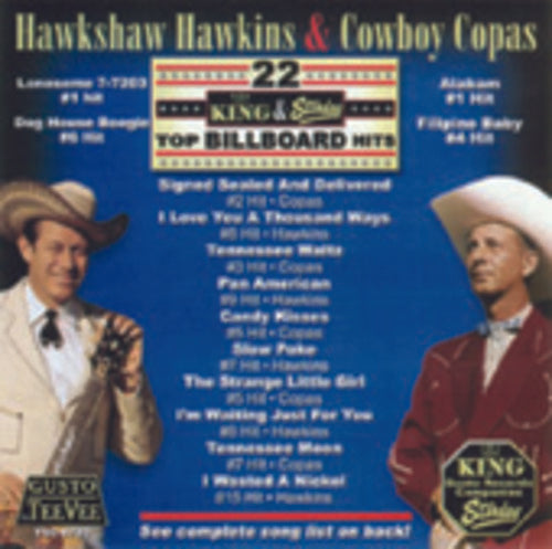 Hawkshaw Hawkins - 22 King and Starday Top Billboard Hits [CD]