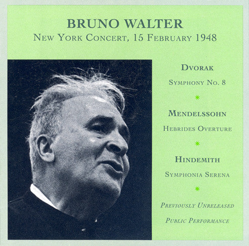Bruno Walter - Symphony 8 / Hebrides Overture / Symphonia Serena [CD]