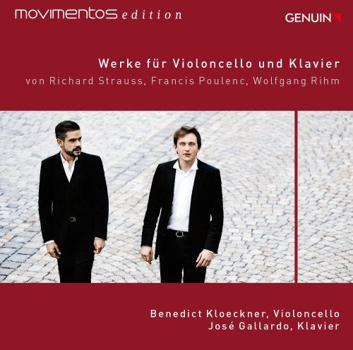 Strauss / Poulenc / Rihm - Works for Cello & Piano [CD]