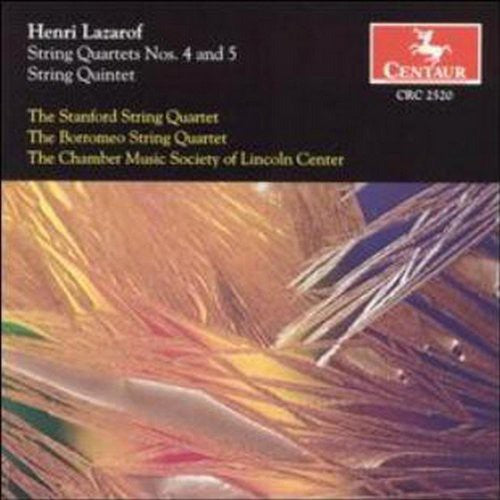Lazarof / Chamber Music Society Of Lincoln Center - String Quartet 4 & 5 / String Quintet [CD]
