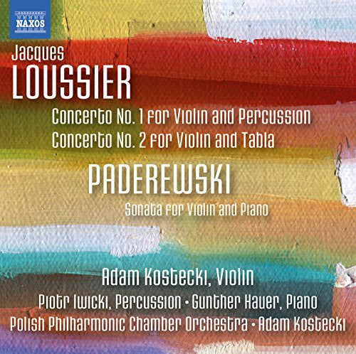 Loussier / Paderewski - Violin Ctos 1 & 2 Sonata for Violin & Pno in [CD]