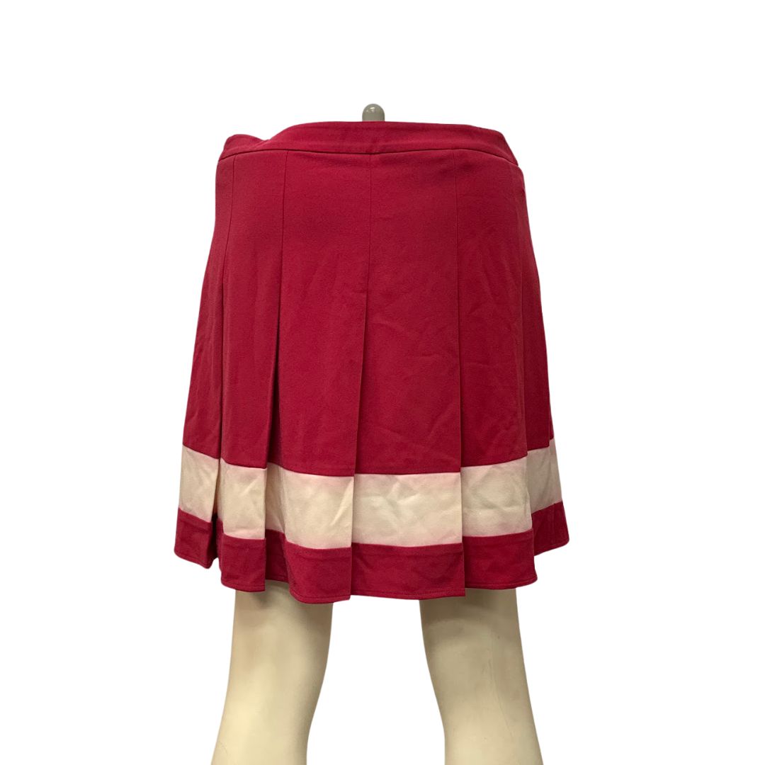 MOSCHINO Mini Colorblocked Skirt, Size 8