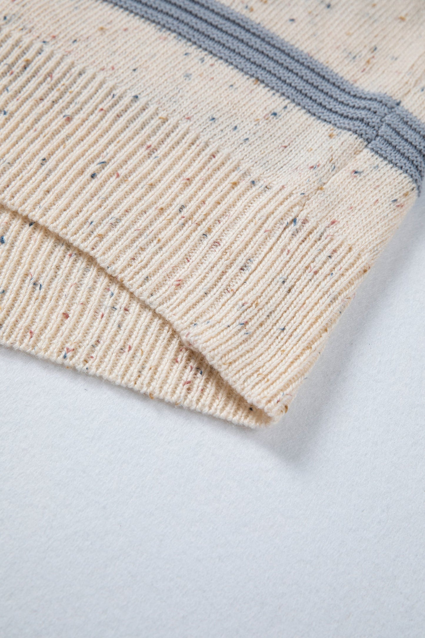 Vivienne Shoulder Heathered Knit Sweater