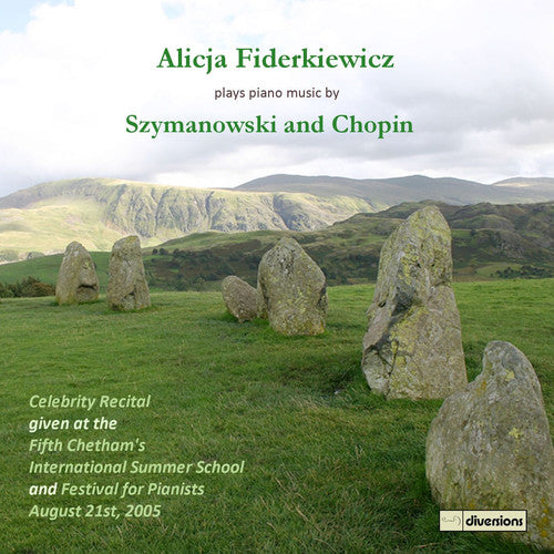 Szymanowski / Chopin - Alicja Fiderkiewicz Celebrity Recital [CD]