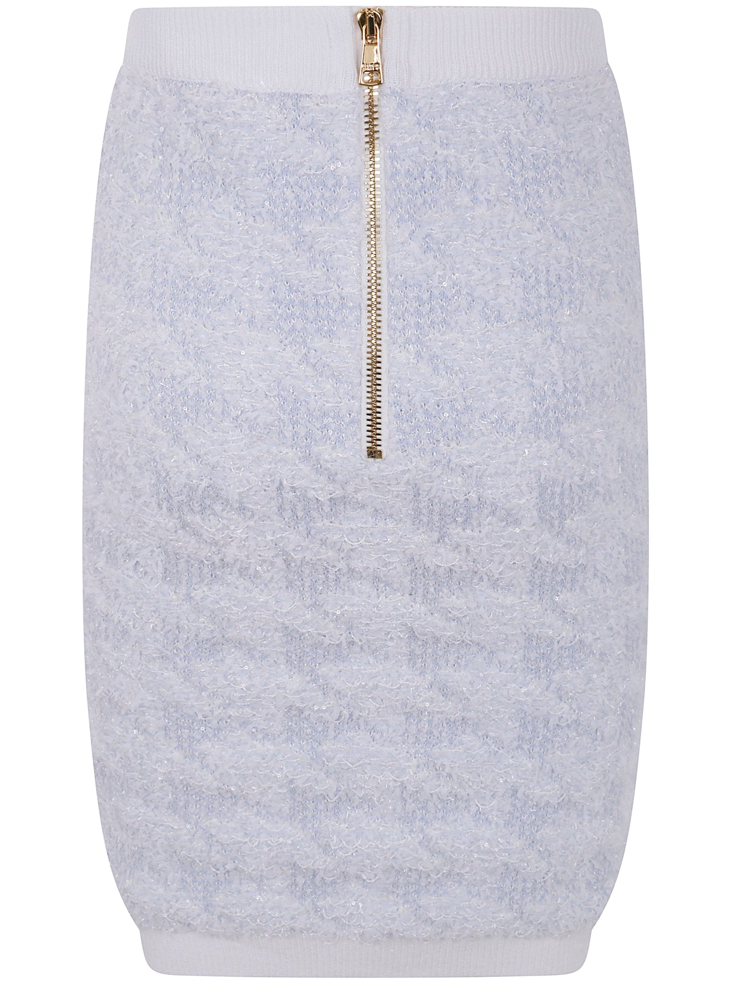 Balmain Women Buttoned Tweed Knee Lenght Skirt