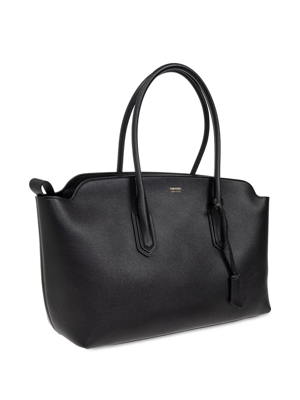 Tom Ford Women Natural Grain Leather Large Shoulder Bag