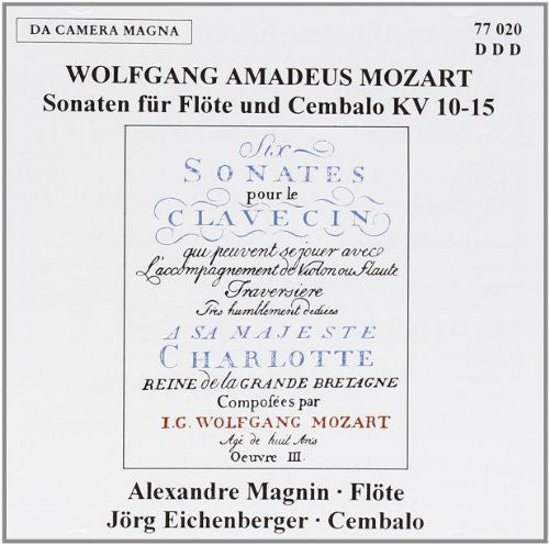 Mozart / Magnin - 6 Sons F. Flute & Cembalok [CD]