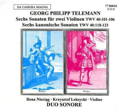 Telemann / Duo Sonore - 6 Sons for 2 Violins 6 Kano [CD]