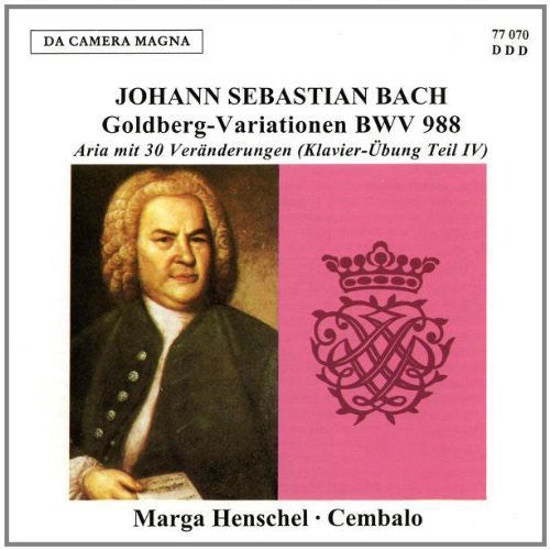J Bach S / Henschel - Goldbergvariationen BMW 988 [CD]