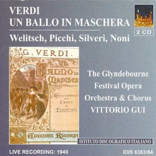 Vittorio Gui - Verdi, G.: Un Ballo In Maschera [Opera] (1949)